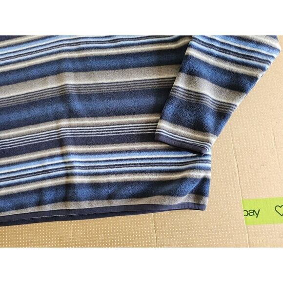 Southern Grit Mens Large Stripes Geometric Fleece Aztec 1/4 Zip Pullover - Picture 11 of 11